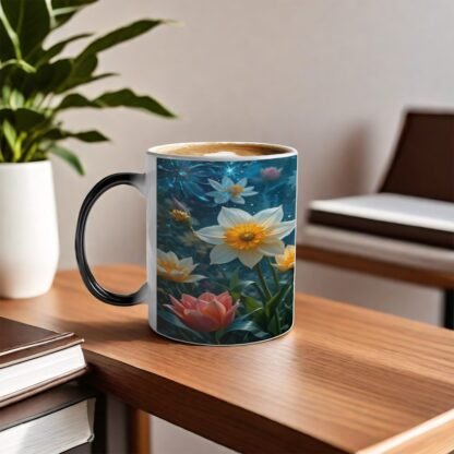 Color Changing Mug (11oz) Daffodils Tulips - Image 3