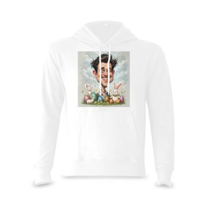100% Cotton Multi-color Classic Hooded Sweatshirt Easter Caricature 1a - Image 3