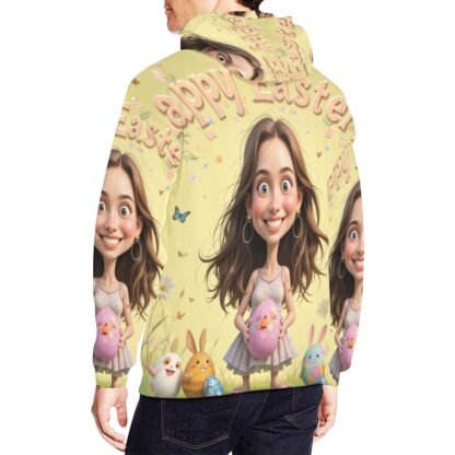 Men's All Over Print Hoodie (USA Size) Easter Caricature 2 - Image 5