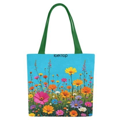 Spring Flowers (Set of 4) Canvas Tote Bags - Image 2