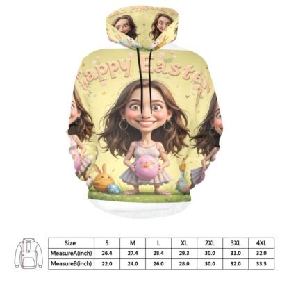 Men's All Over Print Hoodie (USA Size) Easter Caricature 2 - Image 6