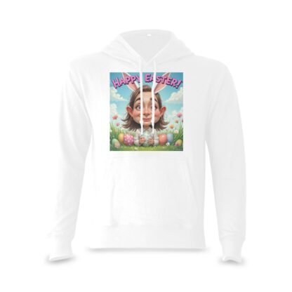 100% Cotton Multi-color Classic Hooded Sweatshirt Easter Caricature 3 - Image 3