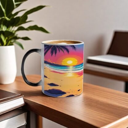 Color Changing Mug (11oz) Beach Pop Art 5 - Image 3