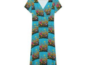 Floral6 Short sleeved dress