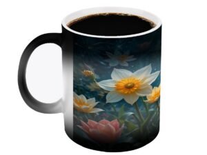 Color Changing Mug (11oz) Daffodils Tulips