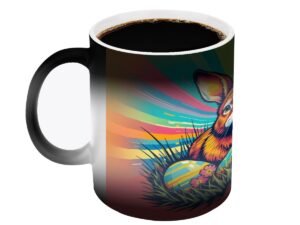 Color Changing Mug (11oz) EasterBunnyPopArt2