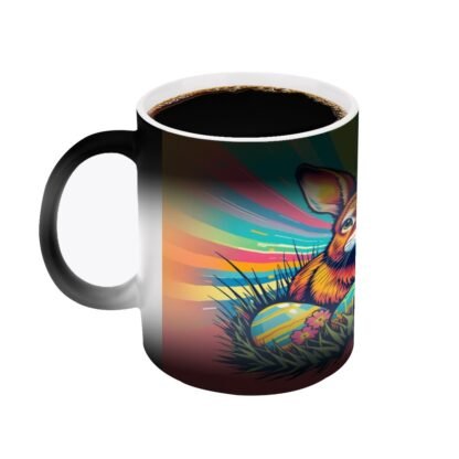 Color Changing Mug (11oz) EasterBunnyPopArt2