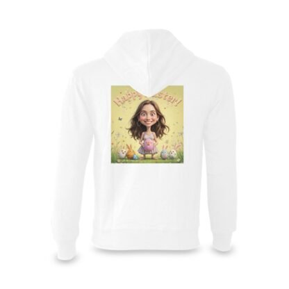 100% Cotton Multi-color Classic Hooded Sweatshirt Easter Caricature 2 - Image 4