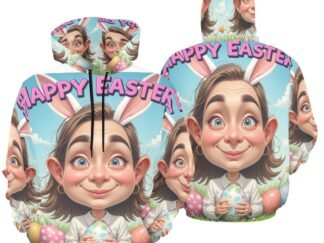Men's All Over Print Hoodie (USA Size) Caricature 3