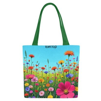 Spring Flowers (Set of 4) Canvas Tote Bags - Image 3