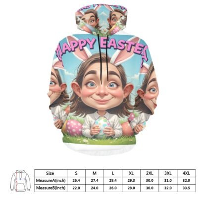Men's All Over Print Hoodie (USA Size) Caricature 3 - Image 6