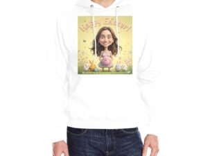 100% Cotton Multi-color Classic Hooded Sweatshirt Easter Caricature 2
