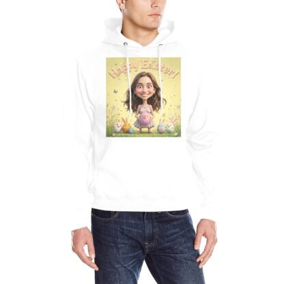 100% Cotton Multi-color Classic Hooded Sweatshirt Easter Caricature 2