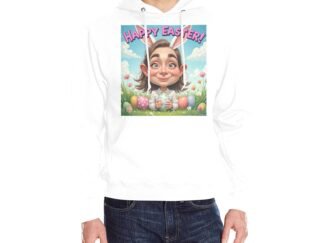 100% Cotton Multi-color Classic Hooded Sweatshirt Easter Caricature 3
