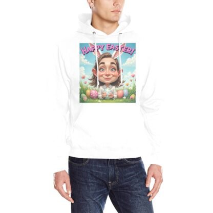 100% Cotton Multi-color Classic Hooded Sweatshirt Easter Caricature 3