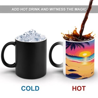 Color Changing Mug (11oz) Beach Pop Art 5 - Image 4