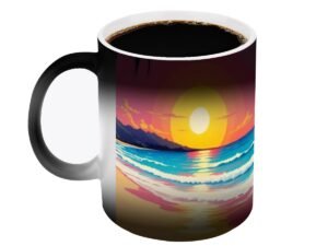 Color Changing Mug (11oz) (Made in USA) Beach Pop Art 5