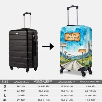 AreWeThereYet1 Thickened Luggage Cover - Image 5