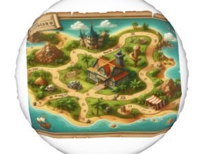 Treasure Map Of Route Spare Tire Cover