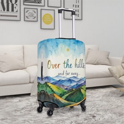OverTheHillsAndFarAway1 Thick Luggage Cover - Image 2