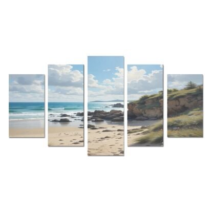 Canvas Wall Art Prints (No Frame) 5-Pieces/Abstract 4 - Image 12