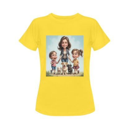 Dogs and Children Women's T-shirt - Image 11