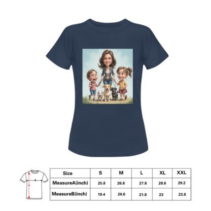 Dogs and Children Women's T-shirt - Image 13
