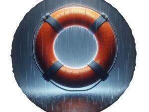 Heavy Rain Life Buoy Spare Tire Cover