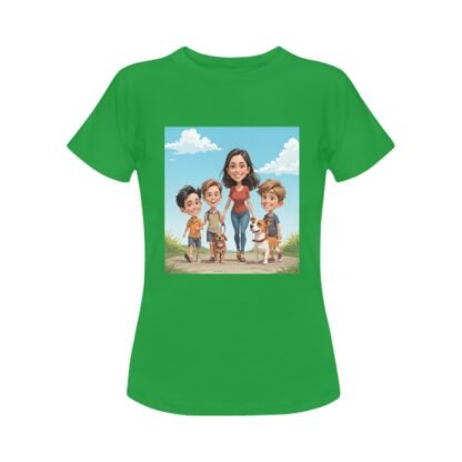 Dog Walk Women's T-shirt - Image 23