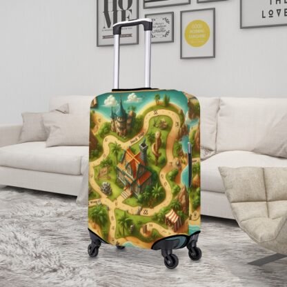 TreasureMapOfRoute Thick Luggage Cover - Image 3