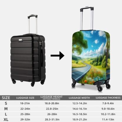 LongWindingRoad Thick Luggage Cover - Image 5