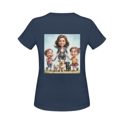 Dogs and Children Women's T-shirt - Image 15