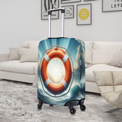 HighSeasLifeBuoy Thick Luggage Cover - Image 3