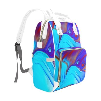 Abstract Art 5 Multi-Function Backpack - Image 3