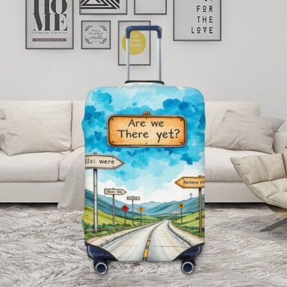 AreWeThereYet1 Thickened Luggage Cover - Image 4