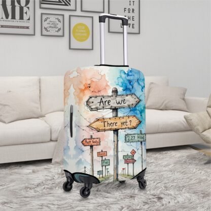 AreWeThereYet2 Thick Luggage Cover - Image 2