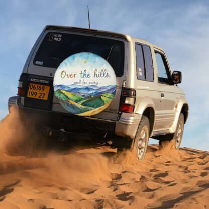 Over The Hills And Far Away 1 Spare Tire Cover - Image 4
