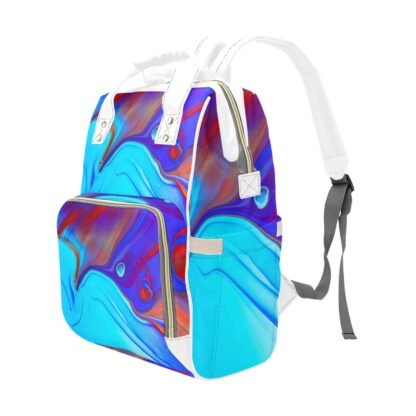 Abstract Art 5 Multi-Function Backpack - Image 4