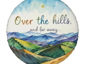 Over The Hills And Far Away 1 Spare Tire Cover