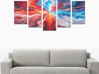 Canvas Wall Art Prints (No Frame) 5-Pieces/Abstract 4