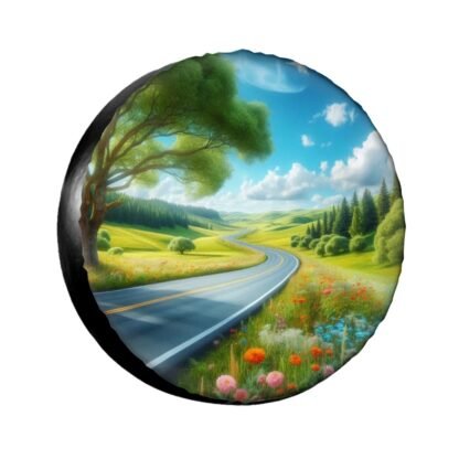 Long Winding Road Spare Tire Cover - Image 2