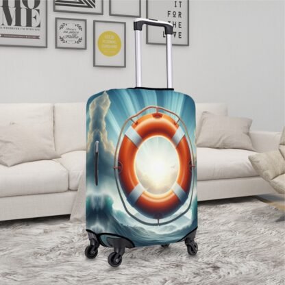 HighSeasLifeBuoy Thick Luggage Cover - Image 2