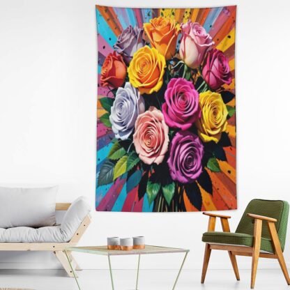 Bouquet13 Super Soft Wall Tapestry - Image 6