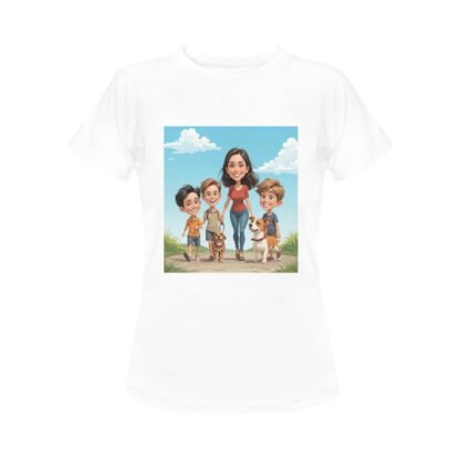 Dog Walk Women's T-shirt - Image 2