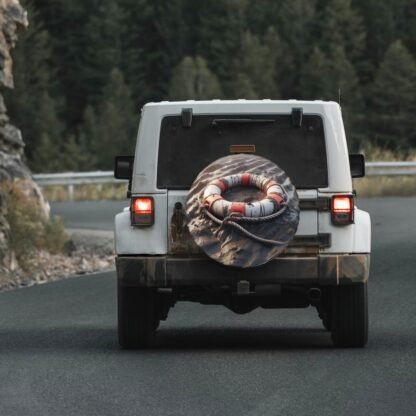 Life Buoy On Mud Spare Tire Cover - Image 5