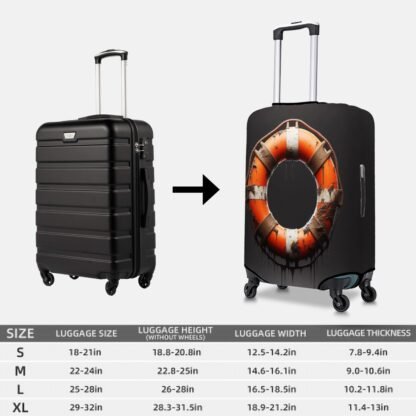 MuddyLifeBuoy Thick Luggage Cover - Image 5