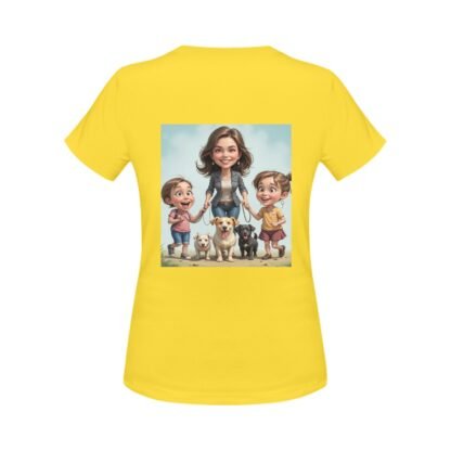 Dogs and Children Women's T-shirt - Image 12
