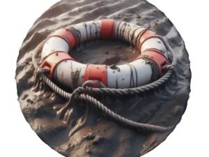 Life Buoy On Mud Spare Tire Cover