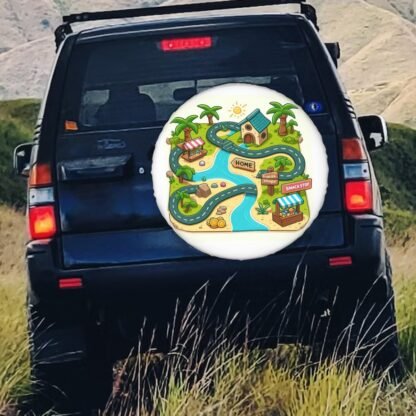 Map Of Route Spare Tire Cover 1 - Image 3