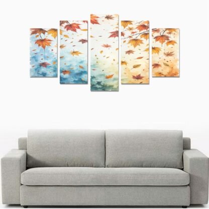 Canvas Wall Art Prints (No Frame) 5-Pieces/Abstract 4 - Image 16